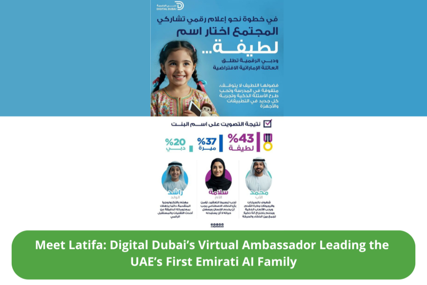 Meet Latifa: Digital Dubai’s Virtual Ambassador Leading the UAE’s First Emirati AI Family